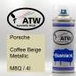 Preview: Porsche, Coffee Beige Metallic, M8Q / 4I: 400ml Sprühdose, von ATW Autoteile West.